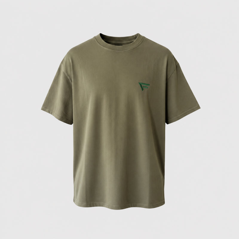 Tricou oversized verde Forcelab – Unde forța întâlnește știința