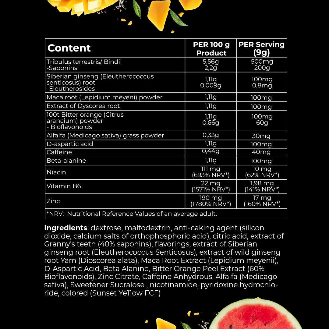 Forcelab Testosterone Bomb – pudră cu zinc, acid D-aspartic și tribulus