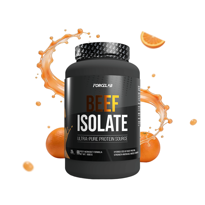 Beef Protein Isolate – proteină hidrolizată din carne de vită, fără lactoză (26 g de proteine per porție)