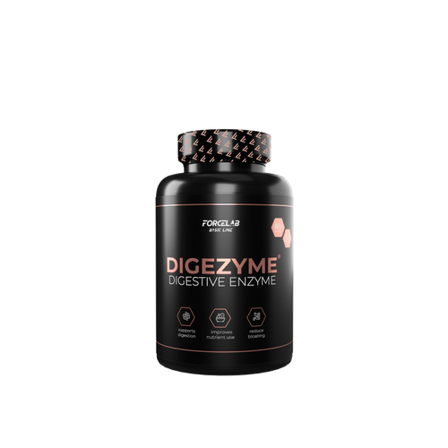 Forcelab DigeZyme® - Enzyme complex – complex de enzime digestive, 60 de capsule