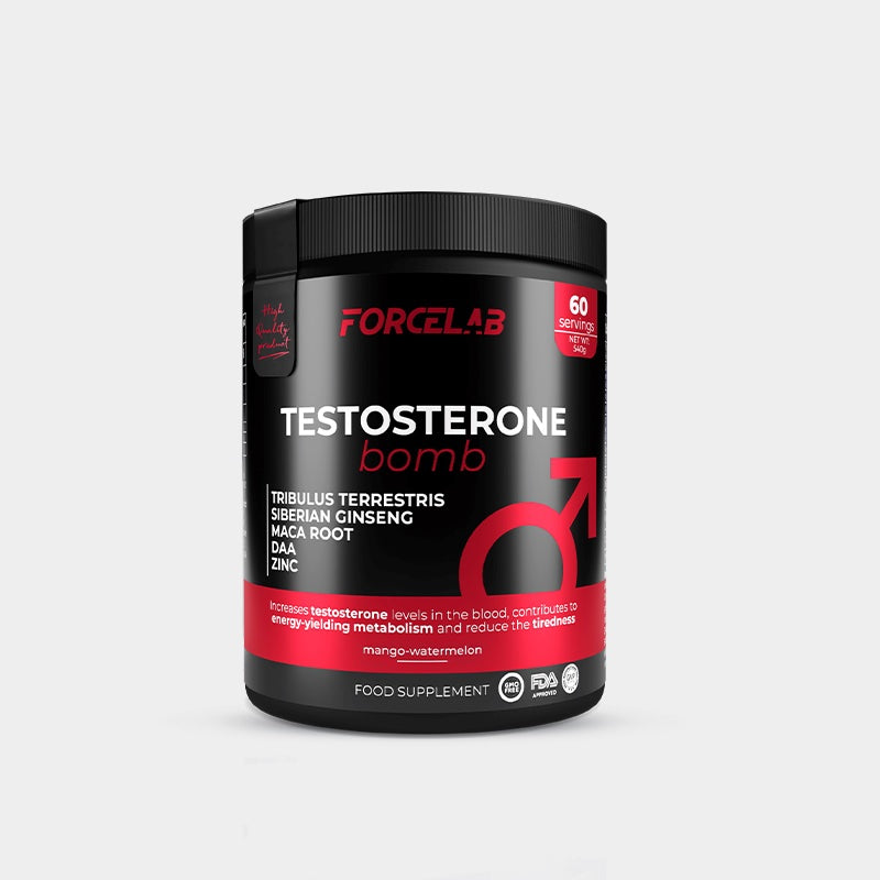 Forcelab Testosterone Bomb – pudră cu zinc, acid D-aspartic și tribulus