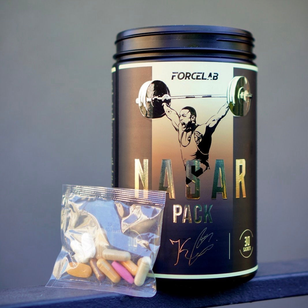Forcelab Nasar Pack – complex sportiv complet de suplimente alimentare (30 de plicuri)