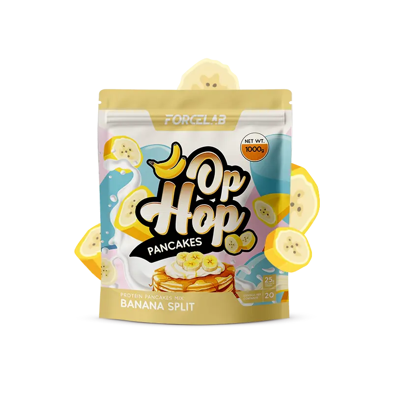 OpHop Protein Pancake Mix – mix pentru clătite proteice (52% proteine)