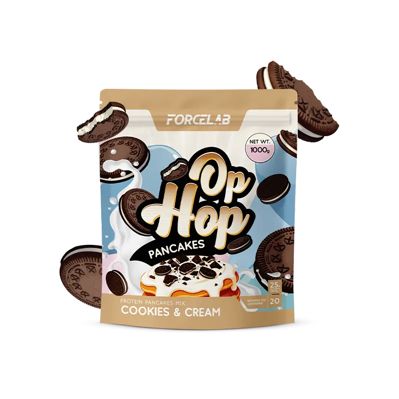 OpHop Protein Pancake Mix – mix pentru clătite proteice (52% proteine)