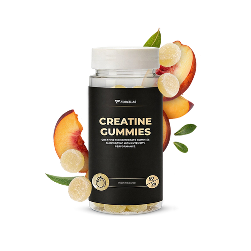 Creatine Gummies – jeleuri cu creatină monohidrat, 60 de bucăți – 60 jeleuri/20 doze / piersică