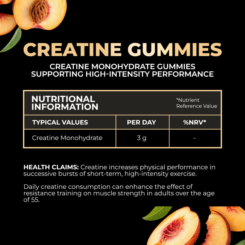 Creatine Gummies – jeleuri cu creatină monohidrat, 60 de bucăți