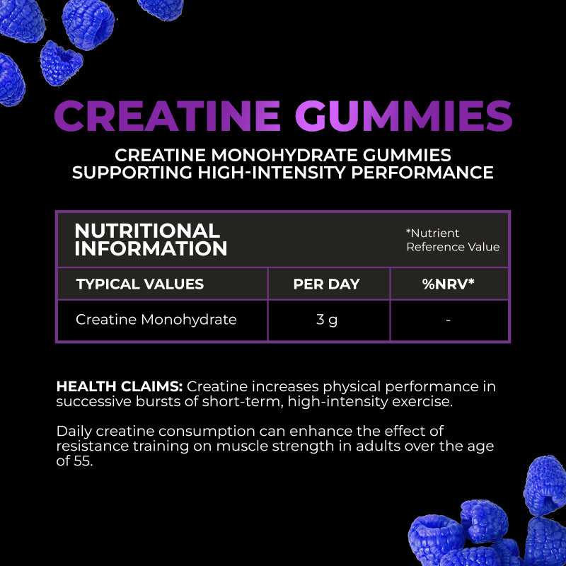Creatine Gummies – jeleuri cu creatină monohidrat, 60 de bucăți