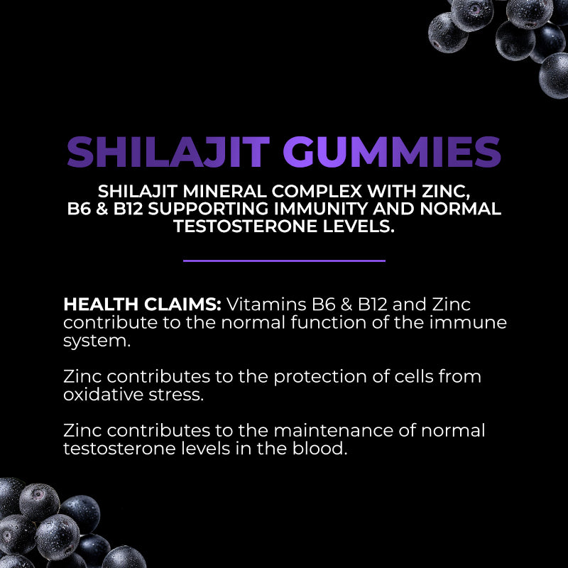 Shilajit Gummies – jeleuri cu shilajit, 60 de bucăți
