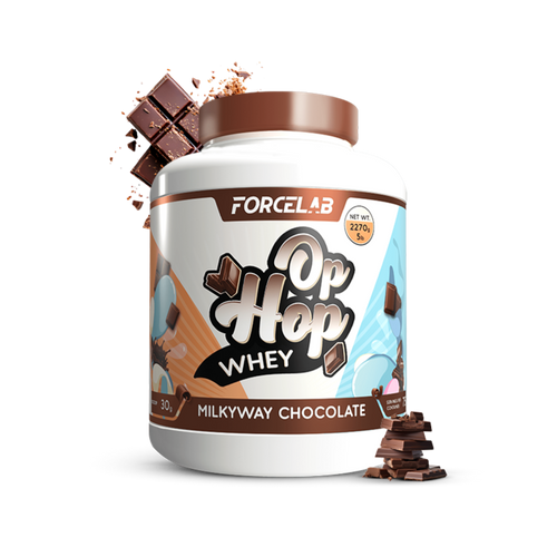 Forcelab Op Hop Whey Protein – proteină din zer sub formă de pudră – Ciocolată Milky Way / 2270 g