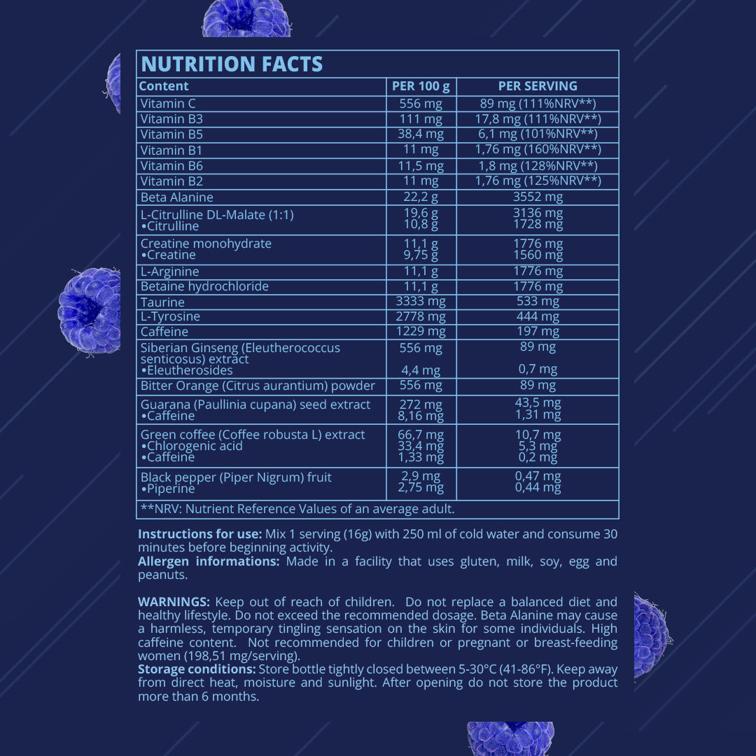 Forcelab The King – pre-antrenament (pre-workout) sub formă de pudră, 480 g