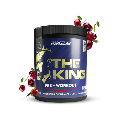 Forcelab The King – pre-antrenament (pre-workout) sub formă de pudră, 480 g – vișin / 480 g