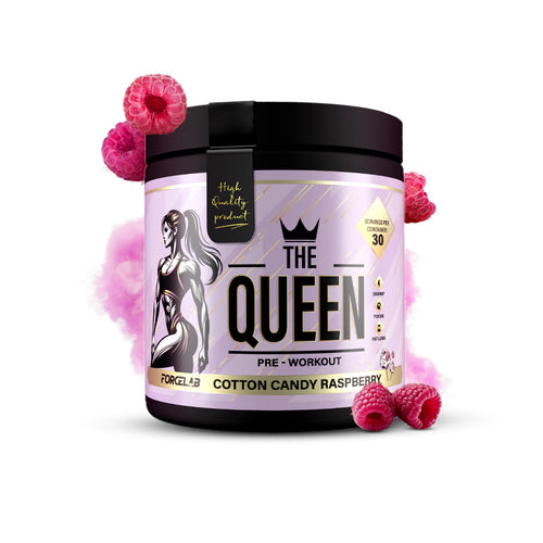 The Queen – pre-antrenament pentru femei, sub formă de pudră – Raspberry / 30 porții