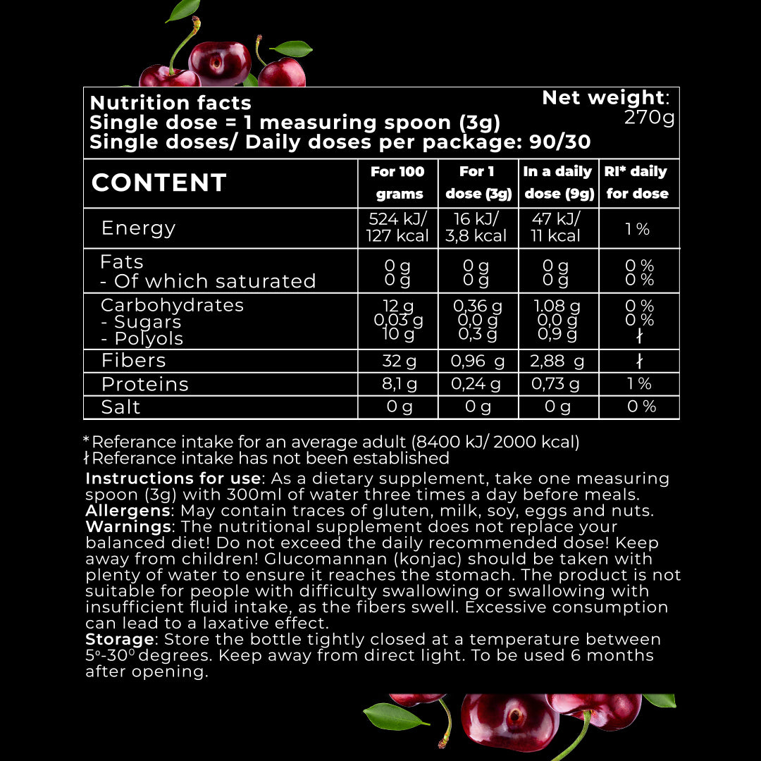 Forcelab Upgrade U – pudră cu glucomanan, vitamine și minerale
