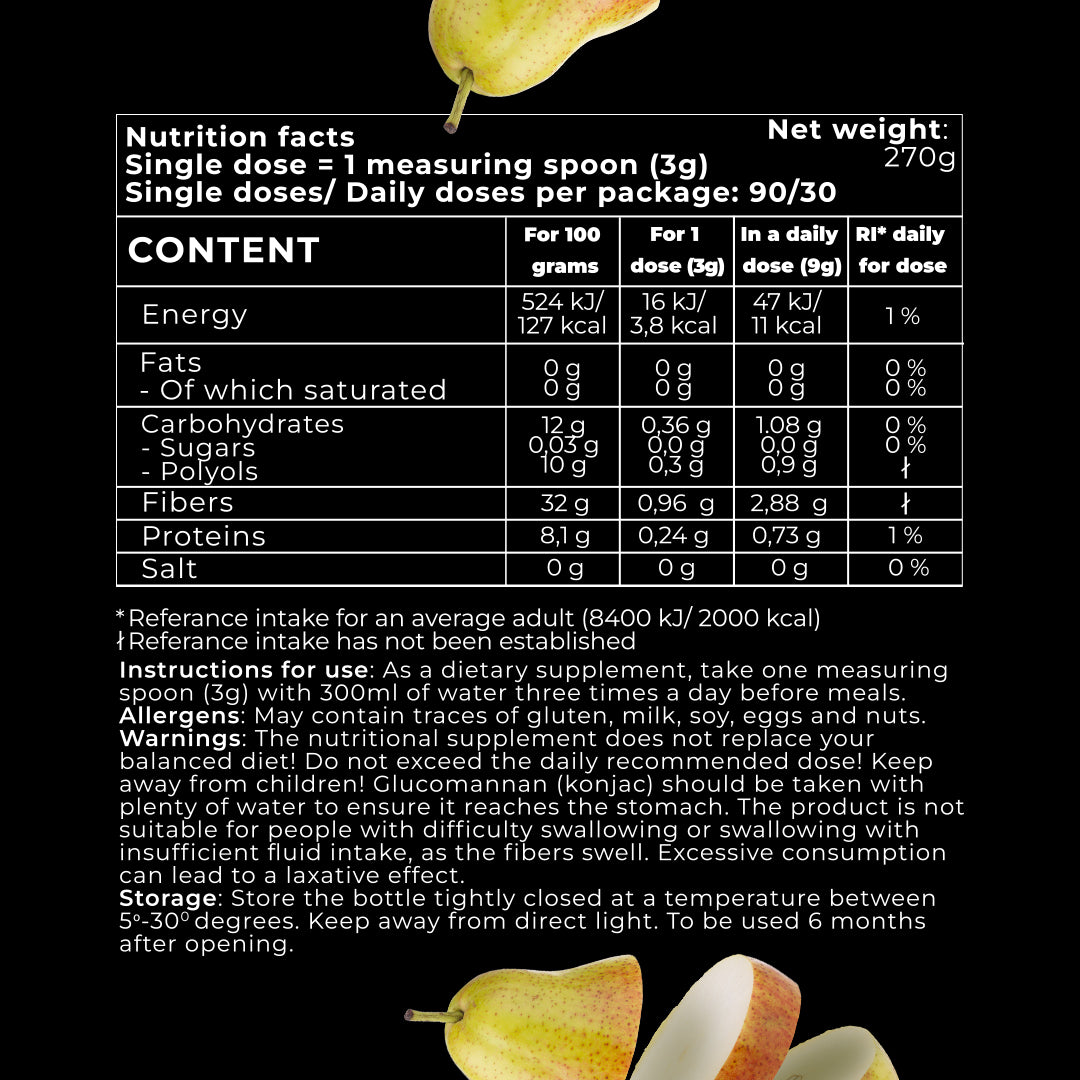 Forcelab Upgrade U – pudră cu glucomanan, vitamine și minerale